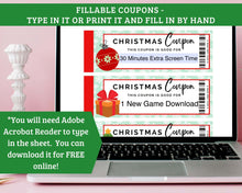 Load image into Gallery viewer, Christmas Coupon Book Templates - 3 Designs!