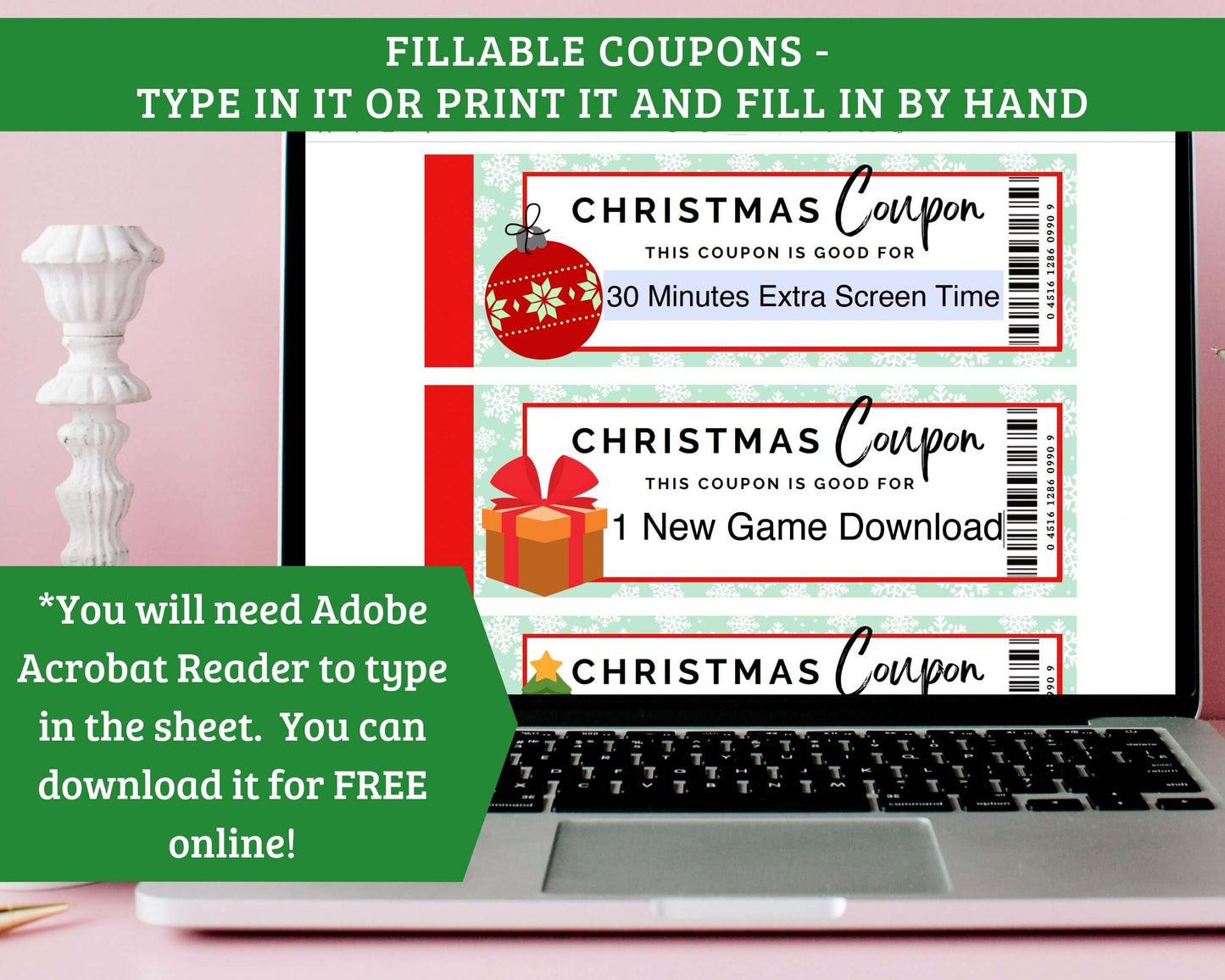 Christmas Coupon Book Templates - 3 Designs!