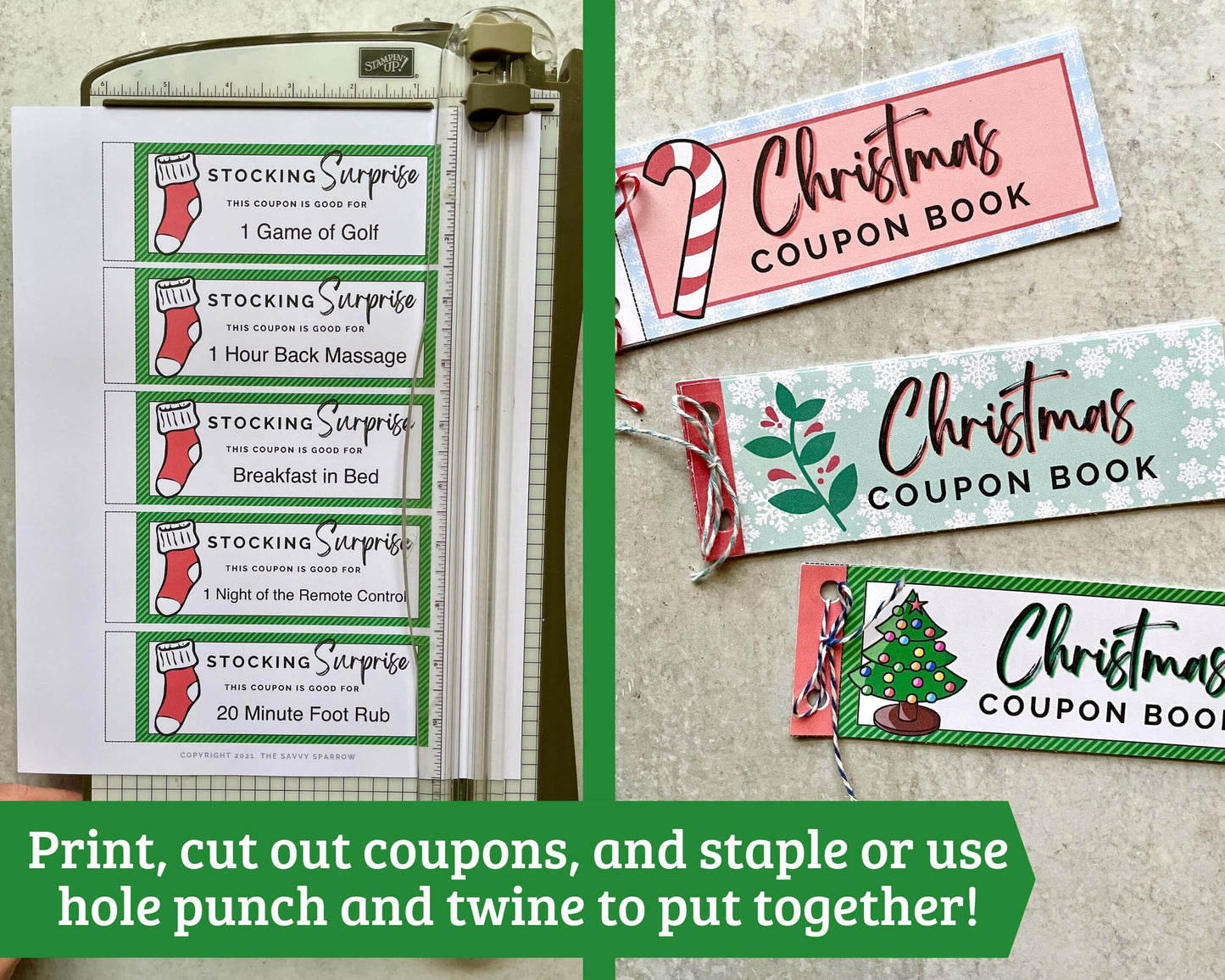 Christmas Coupon Book Templates - 3 Designs!