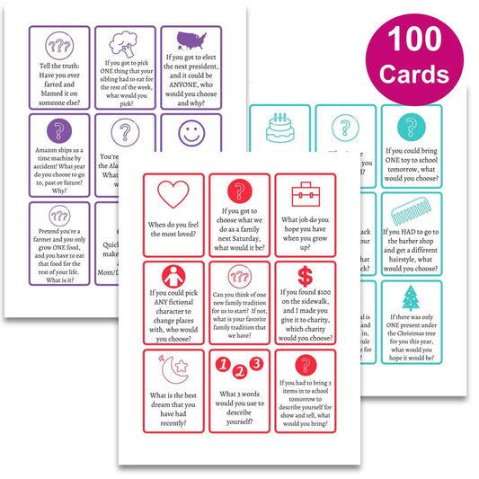 Questions to Ask Kids - Printable Cards to Get Your Kids Talking