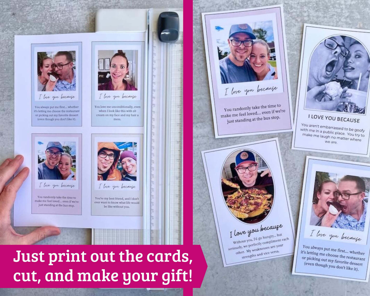 Reasons Why I Love You Photo Cards to Customize
