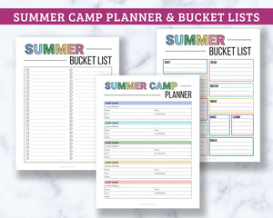 Summer Planner & BONUS for Kids! - Printable PDF Download