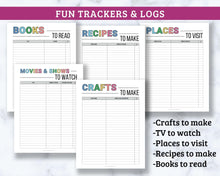 Load image into Gallery viewer, Summer Planner &amp; BONUS for Kids! - Printable PDF Download