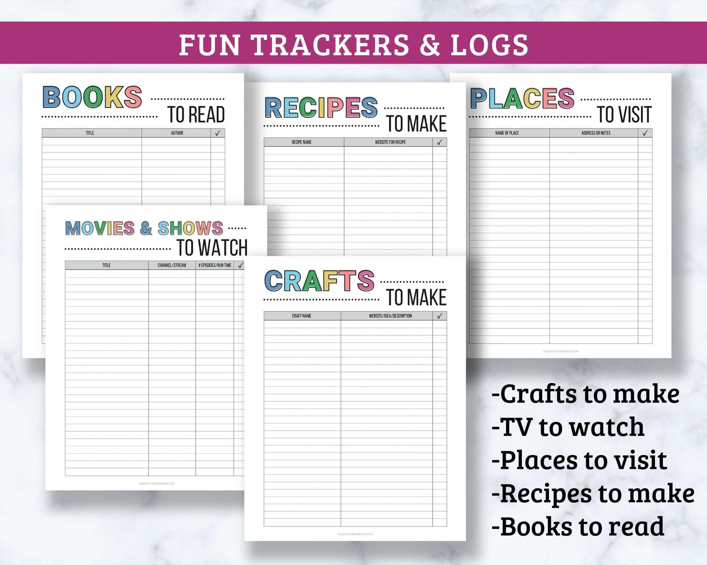 Summer Planner & BONUS for Kids! - Printable PDF Download