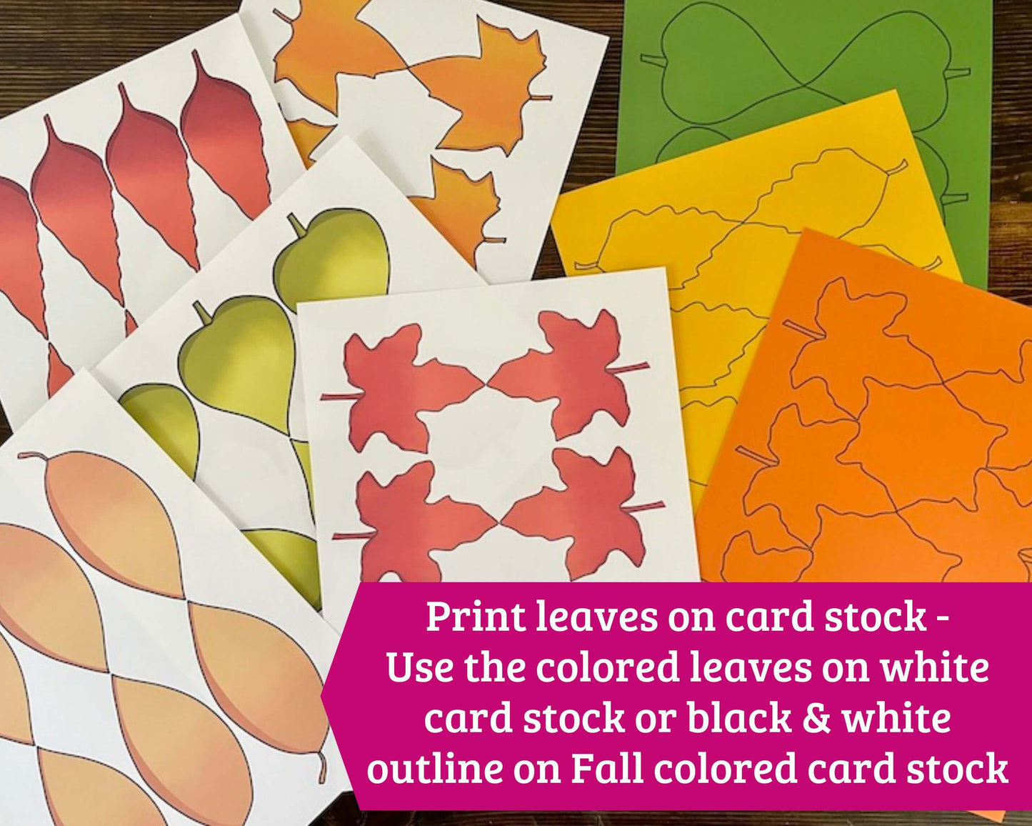 Giant Thankful Tree for the Wall with Leaf Templates - Kids Gratitude Activity