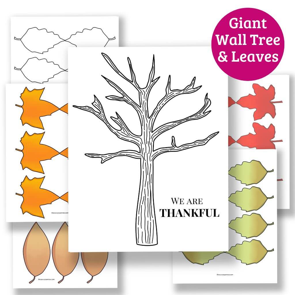 Printable Fall Tree Template Printable Fall Tree Template