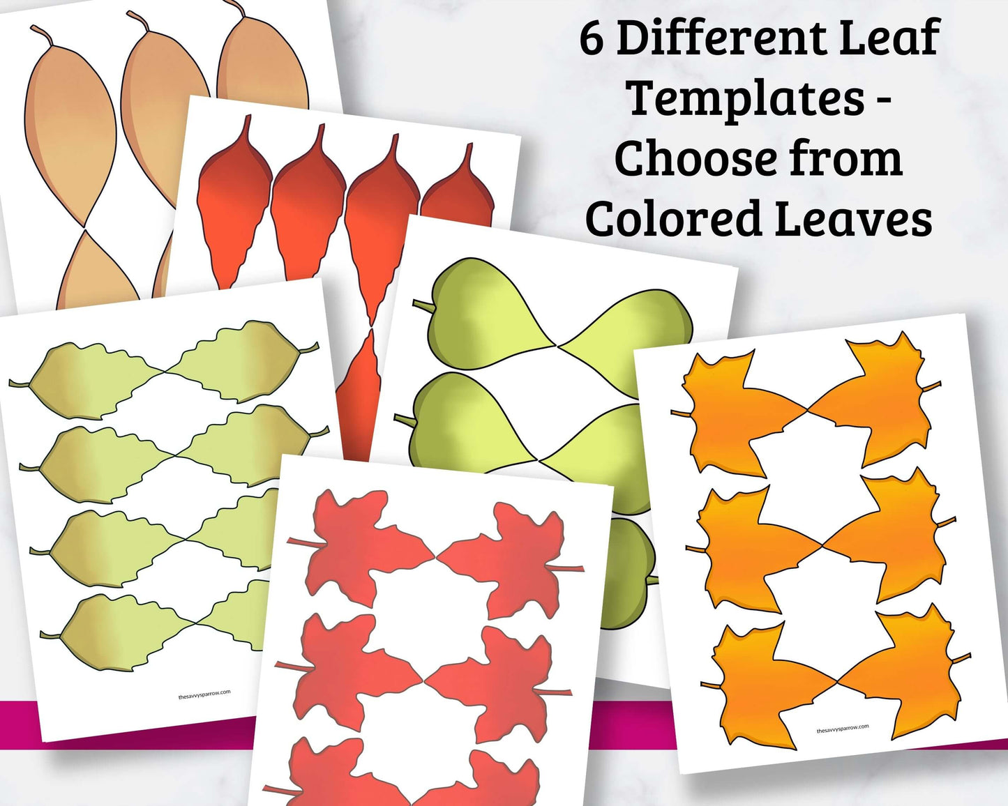 Giant Thankful Tree for the Wall with Leaf Templates - Kids Gratitude Activity
