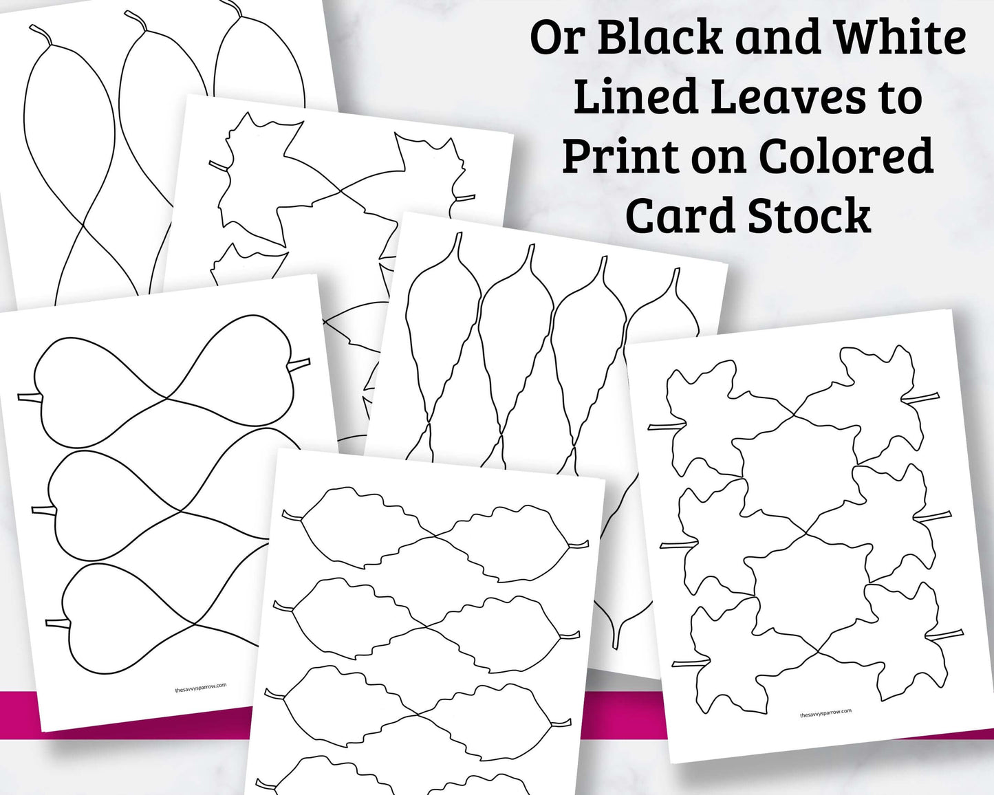 Giant Thankful Tree for the Wall with Leaf Templates - Kids Gratitude Activity