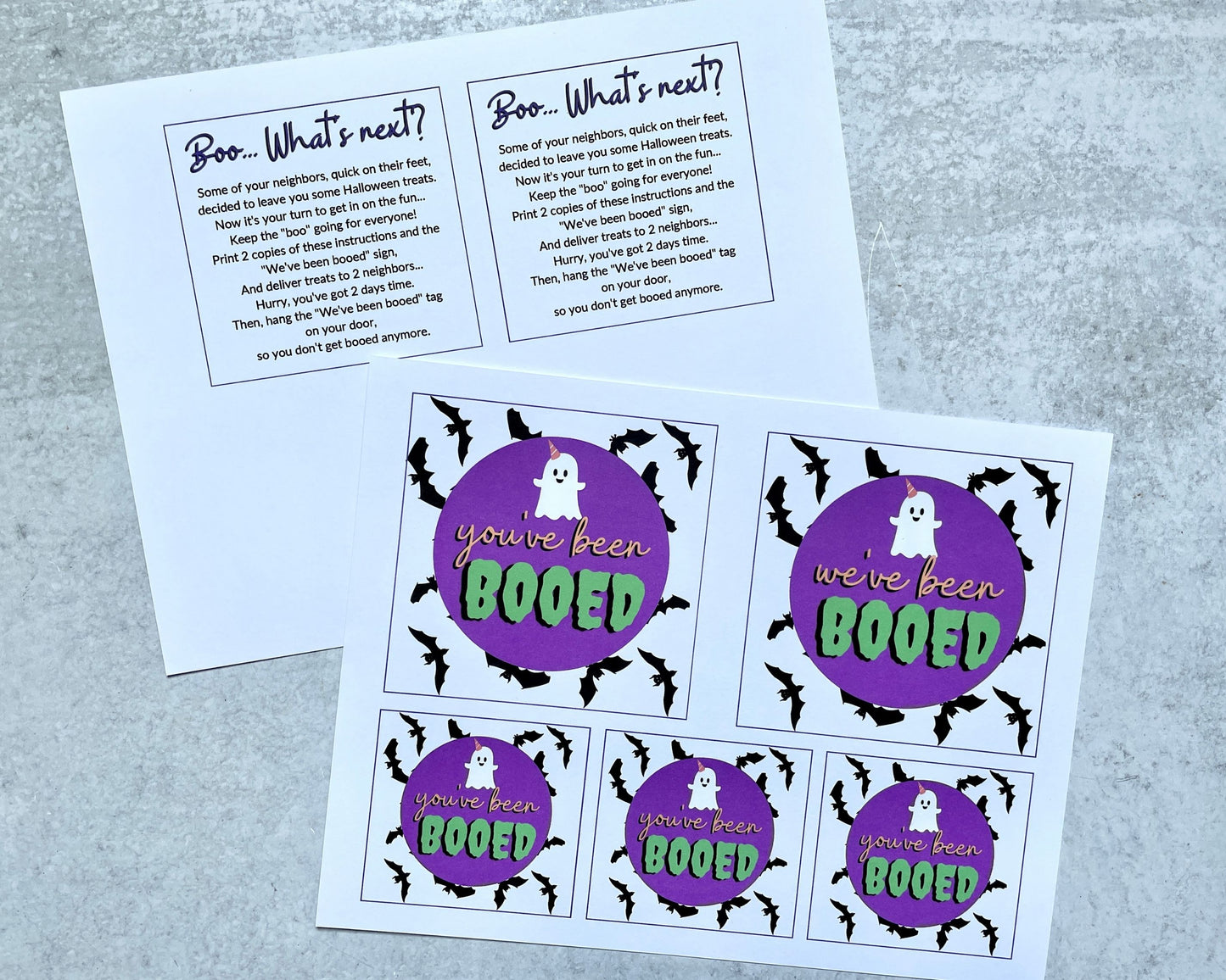 "You've Been Booed" Gift Tags - Set 3